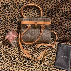 Small sPurse Beige Tan gold Crossbody